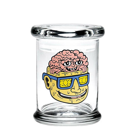 420 Science - Pop Top Jar - Brain Head (X Small)