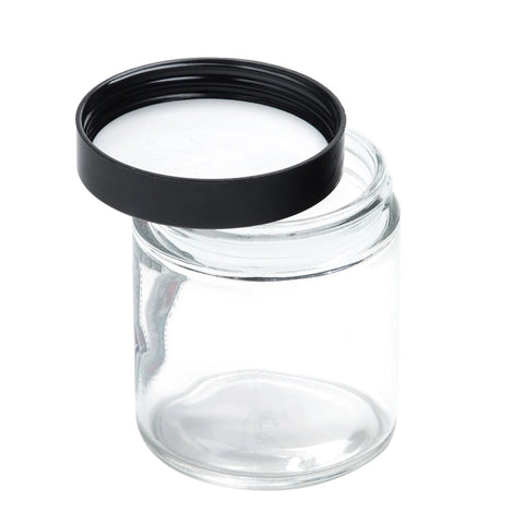 420 Science - Clear Screw Top Jar - Diamond Intersect (Medium)