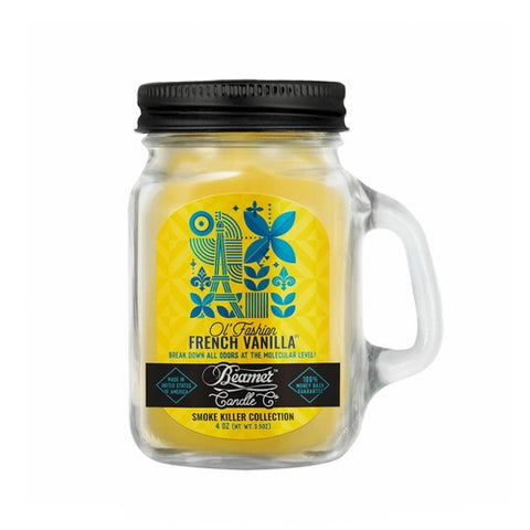 Beamer Candle Co -  Ol' Fashion French Vanilla ( 4oz Glass Mason Jar)