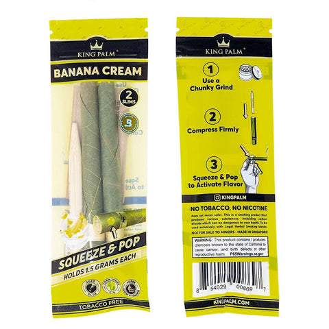 King Palm - Slim Banana Cream (2Pack)