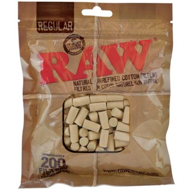 RAW - 100% Cotton Filters - (200pk)