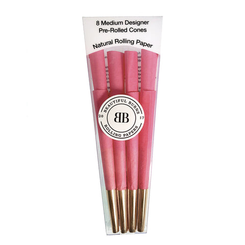 Beautiful Burns - Designer Cones Power Pink (8pk/98mm)
