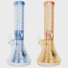 Pulsar - GQ Clean Design Beaker w/ Ice Pinch (Amber/12.75")