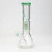 Genie - Glass Beaker w/ Colour Accents and Tree Perc (12")