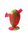 Silicone 'Martian' Joint Bubbler (Green & Pink)