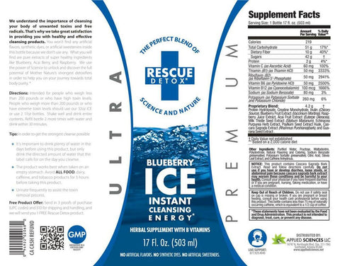 Rescue Detox - Ice Blueberry (17oz)