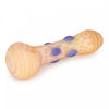 Red Eye Glass - Frosted Colour Dots Hand Pipe (4.5")
