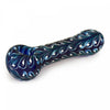 Red Eye Glass - Frosted Paisley Hand Pipe (4.5")