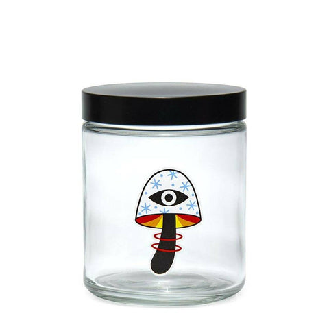 420 Science - Clear Screw Top Jar - Shroom Vision (Large)