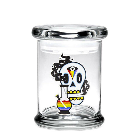 420 Science - Pop Top Jar - Cosmic Skull (Medium)