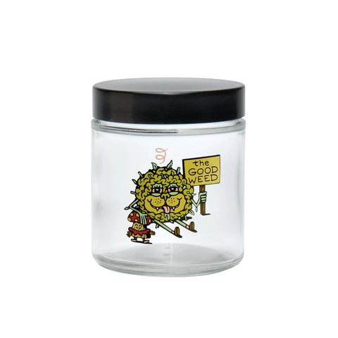 420 Science - Clear Screw Top Jar - Killer Acid - The Good Weed (Medium)