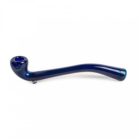 Red Eye Glass - Solid Colour Sherlock Hand Pipe (8")