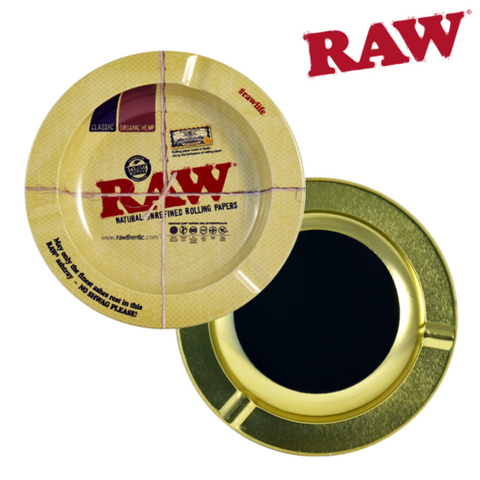 Raw -Round Metal Magnetic Ashtray