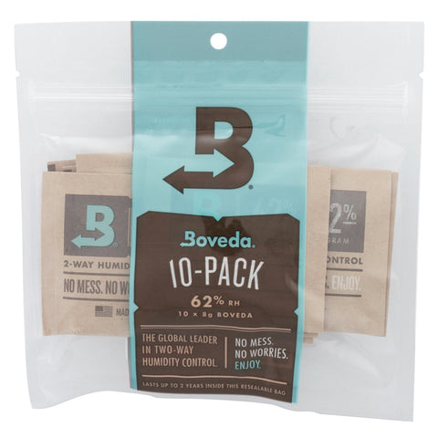 Boveda - Humidity Pack - 10  Pack (8G/62%)
