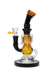 Nice Glass - Showerhead Incycler (Amber/8")