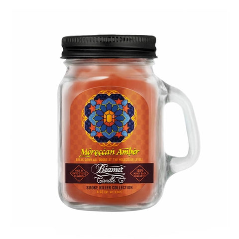 Beamer Candle Co -  Moroccan Amber ( 4oz Glass Mason Jar )