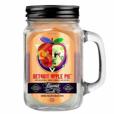 Beamer Candle - Detroit Apple Pie (12oz Glass Mason Jar)