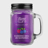 Beamer Candle Co. - Blueberries Smell Like Raspberries (12oz Glass Mason Jar)