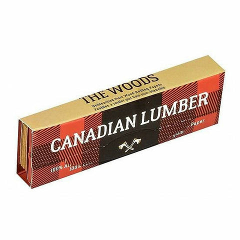 Canadian Lumber - Unbleached Wood Papers (1 1/4" w/ Tips)