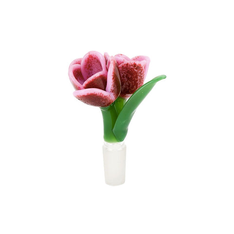 Empire Glassworks - Pink Tulip Flower Bowl (14mm)