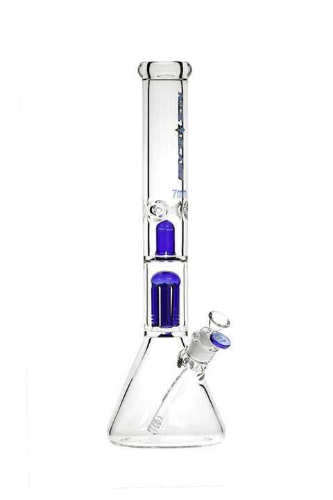 Nice Glass - 6-Arm Perc & Splash Guard Beaker (18")