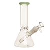 Beaker Bong - Clear With Colour Accent (5mm/8")