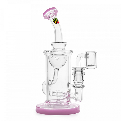 Irie  Klein Incycler with UFO Perc Rig Pink (6.75'')