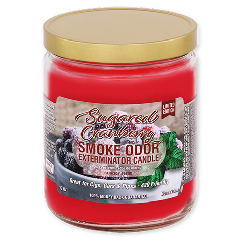 Smoke Odor - Sugared Cranberry Candle - Ltd. Edition (13oz)