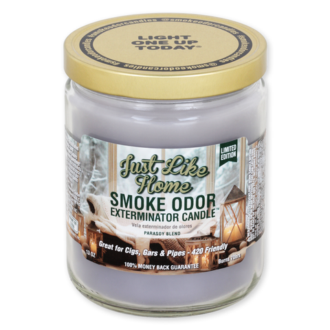 Smoke Odor - 'Just Like Home' Candle - Ltd. Edition (13oz)