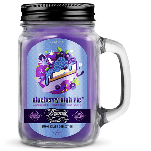 Beamer Candle - Blueberry High Pie (12oz Mason Jar)