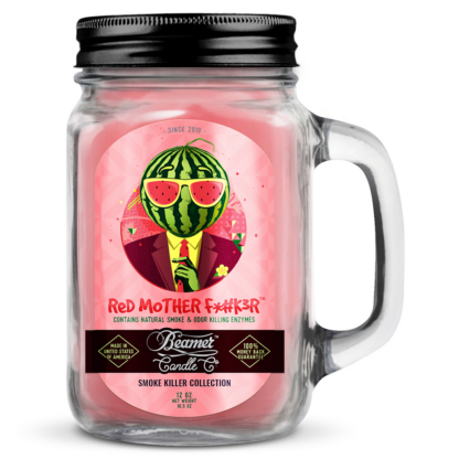 Beamer Candle Co - Red Mother F*#k3R (12oz Mason Jar)