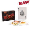 Raw - Black Playing Cards