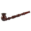 Shire Pipe - Vase Bowl Rosewood Churchwarden Hand Pipe (9")