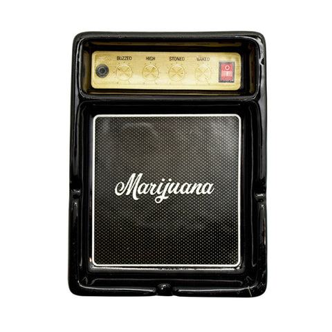 Marijuana Amp Speaker Ashtray (5.25" x 4")