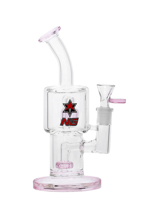 Nice Glass - Double Chamber Bubbler (8.5")