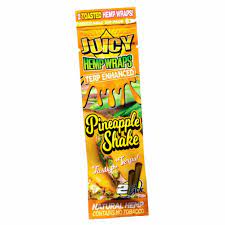 Juicy Terp Enhanced Hemp Wraps - Pineapple Shake