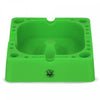 LIT - Silicone Square Ashtray w/ Tool Holders (4.75")