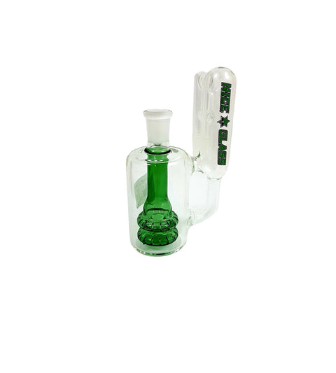 Nice Glass - Double Showerhead Recycler Ashcatcher (14mm)