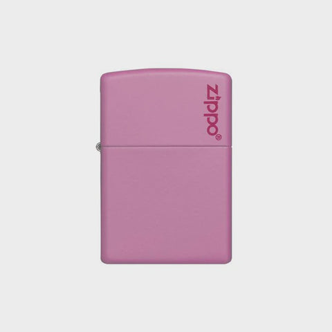 Zippo - Matte Pink w/Logo